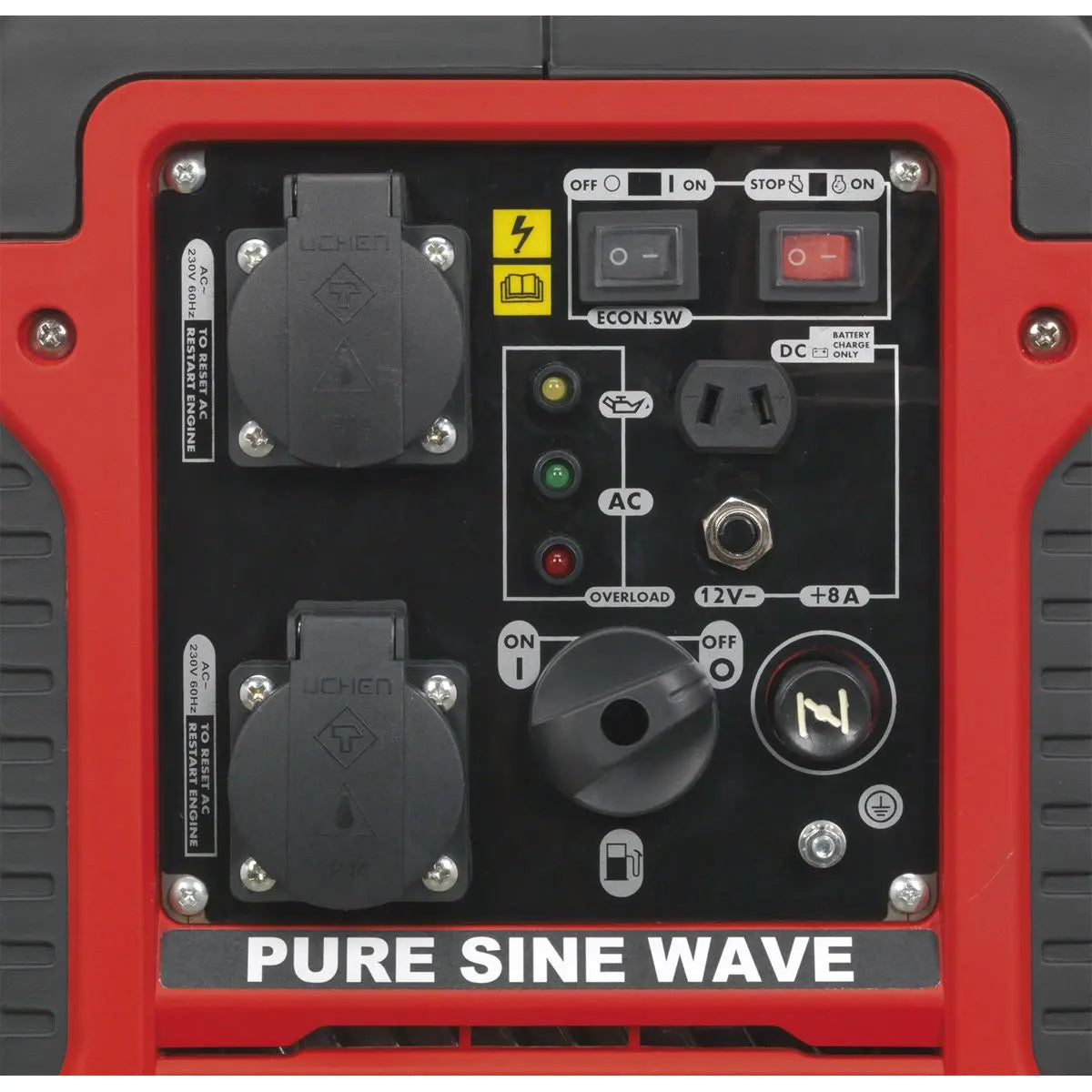 Sealey Inverter Generator 2000W 230V 4-Stroke Engine 