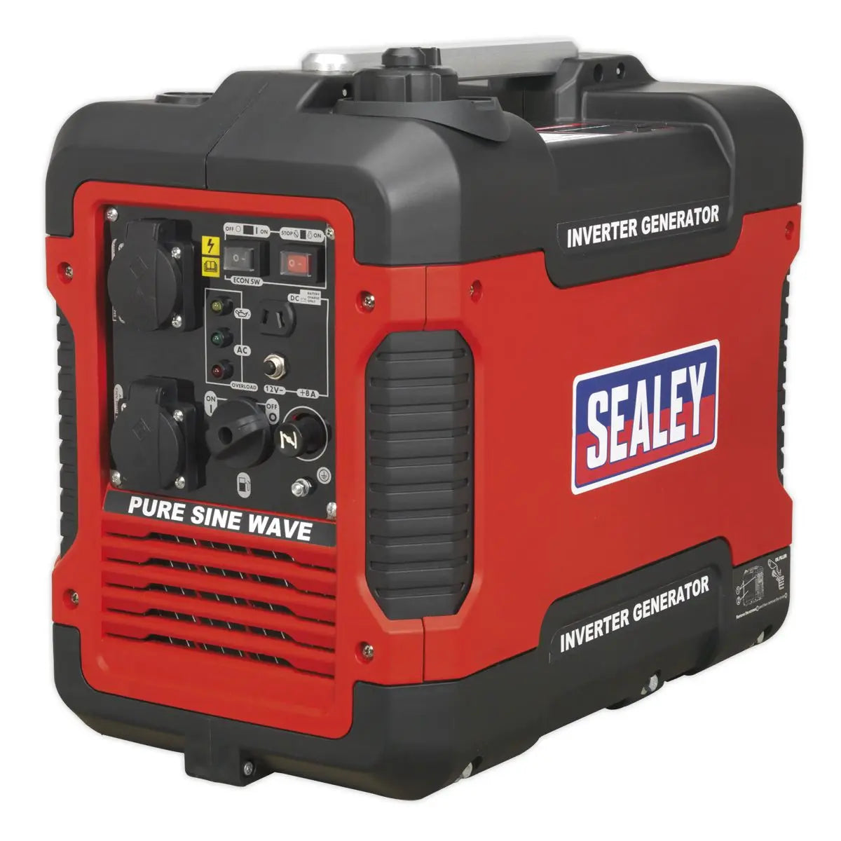Sealey Inverter Generator 2000W 230V 4-Stroke Engine 