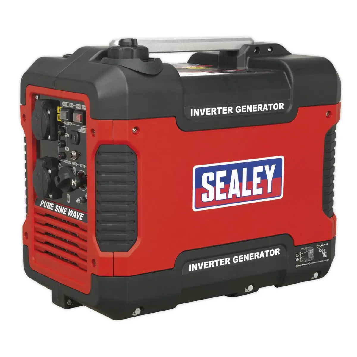 Sealey Inverter Generator 2000W 230V 4-Stroke Engine 