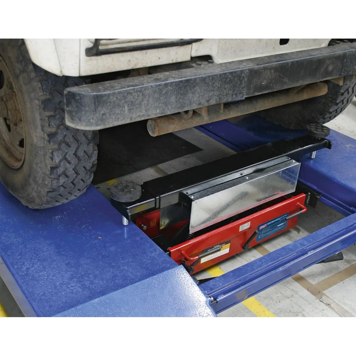 Sealey Jacking Beam 2 Tonne with Arm Extenders & Flat Roller Supports 