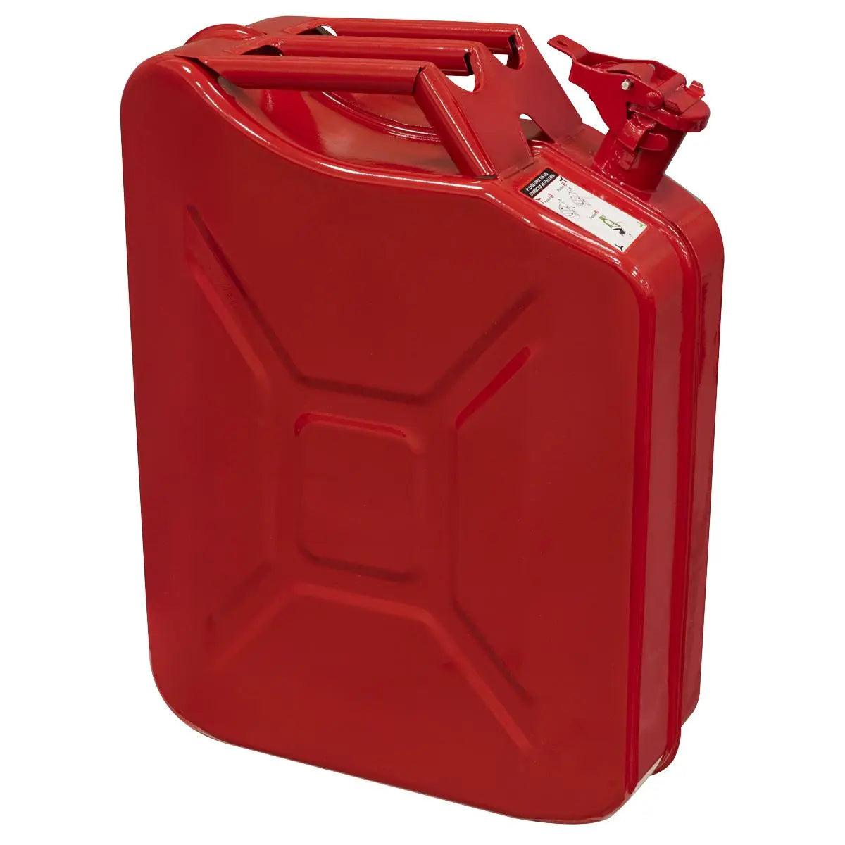 Sealey Jerry Can 20L - Red  White Rose Tools