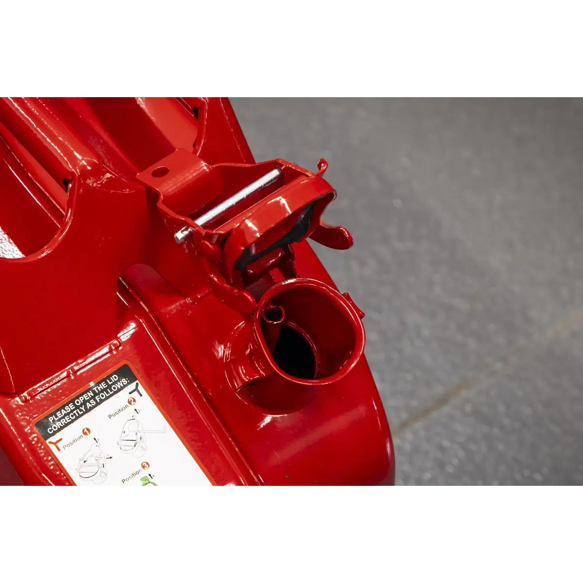 Sealey Jerry Can 20L - Red  White Rose Tools