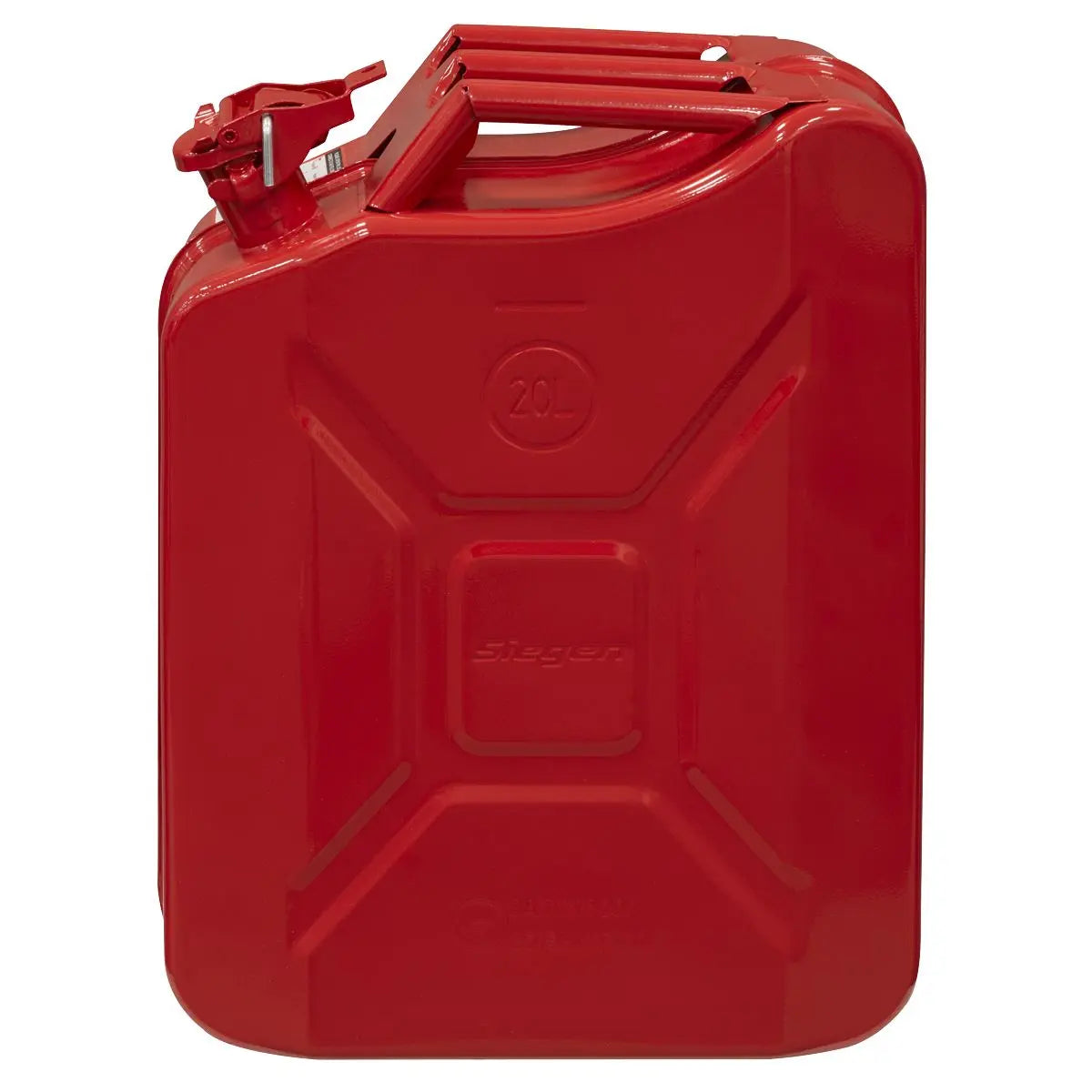 Sealey Jerry Can 20L - Red  White Rose Tools
