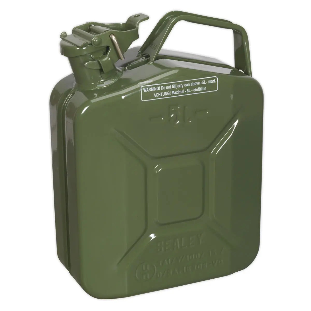 Sealey Jerry Can 5L - Green 