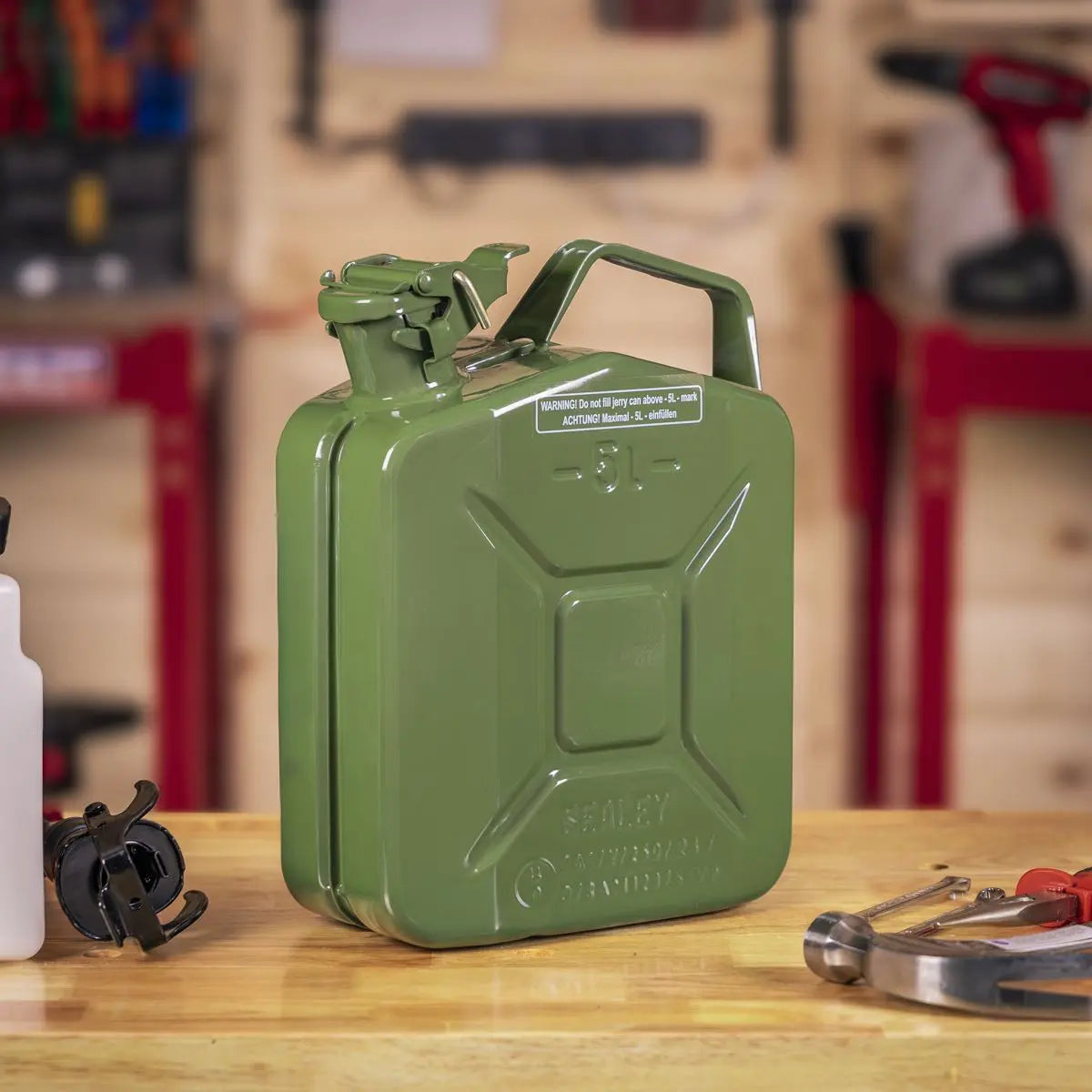Sealey Jerry Can 5L - Green 