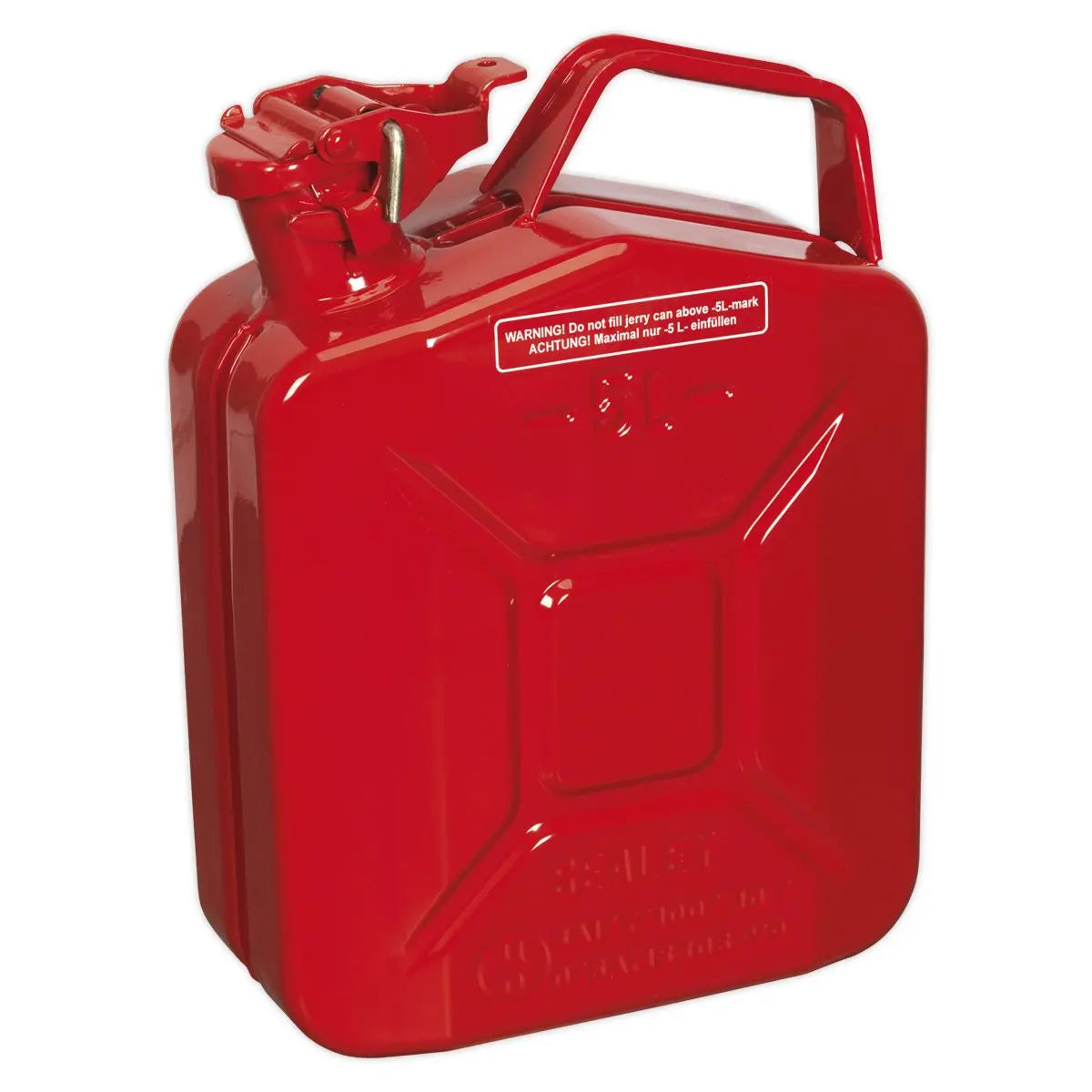 Sealey Jerry Can 5L - Red 