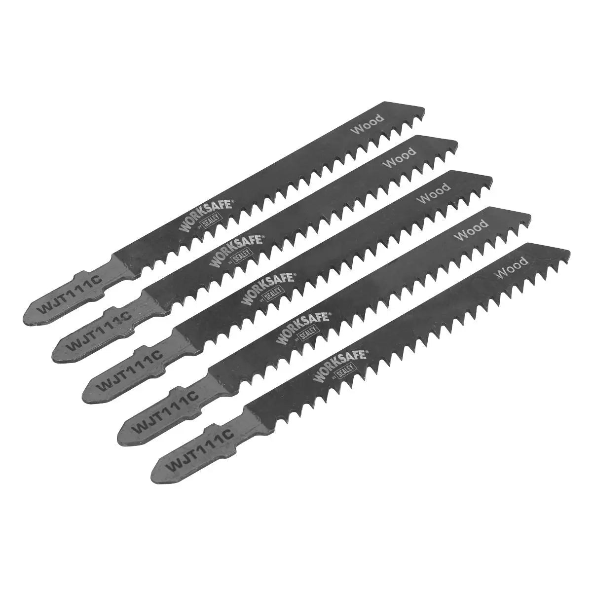 Sealey Jigsaw Blade Soft Wood & Plastics 75mm 9tpi - Pack of 5 
