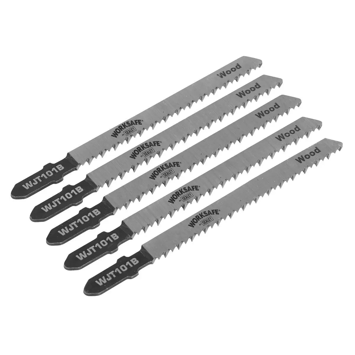 Sealey Jigsaw Blade Wood & Plastics 75mm 10tpi - Pack of 5 