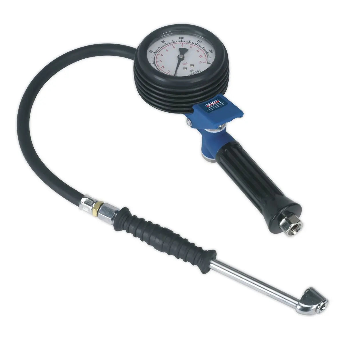 Sealey Jumbo Tyre Inflator with Push-On Connector 