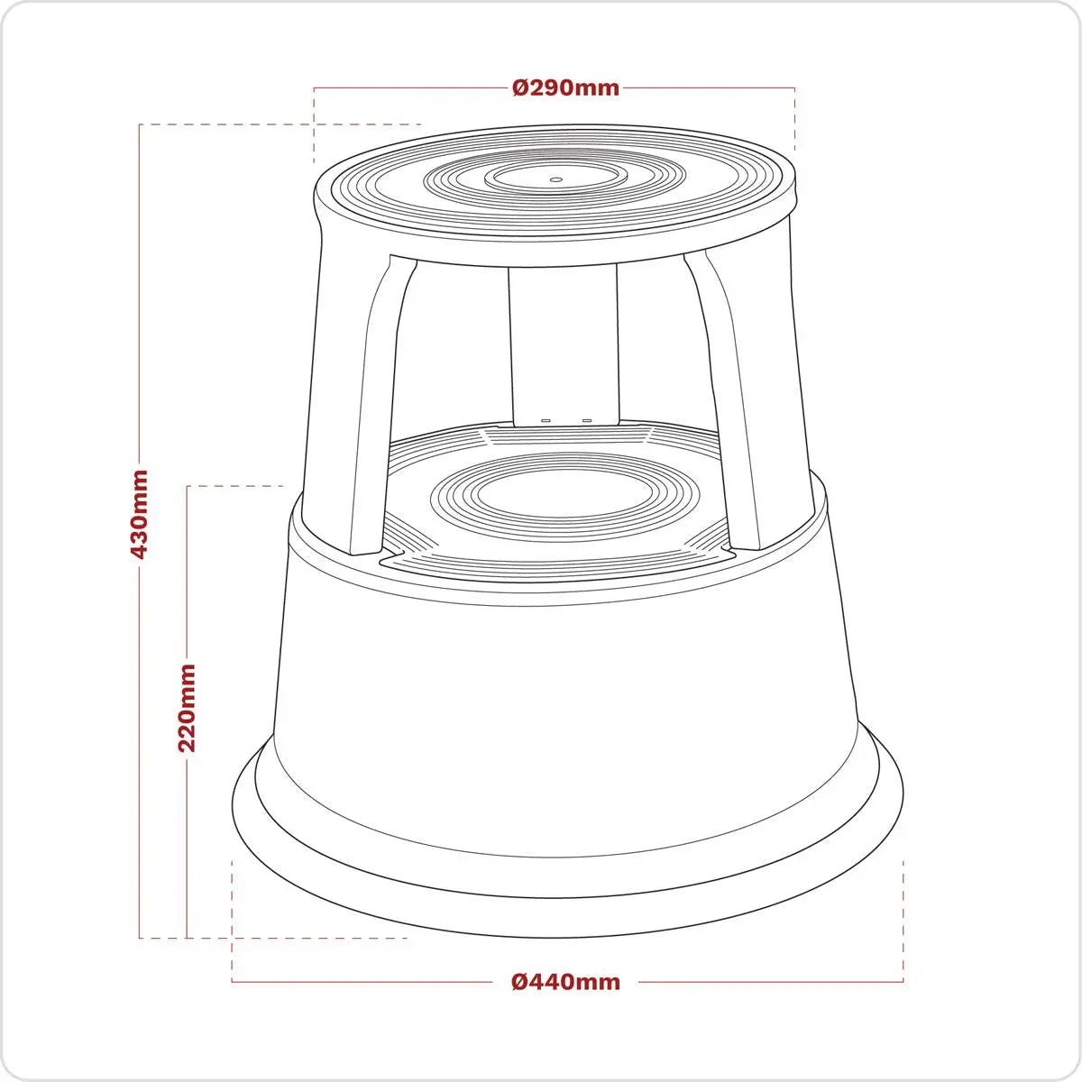 Sealey Kick-Step Steel 