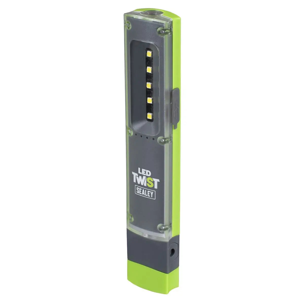 Sealey LED Twist Rechargeable Inspection Light 1W & 1W SMD  White Rose Tools