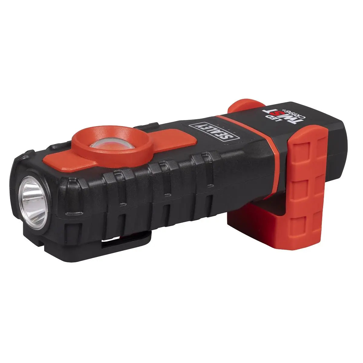 Sealey LED Twist Rechargeable Inspection Light 6W COB LED & 1W SMD LED Colour Match CRI 96+  White Rose Tools
