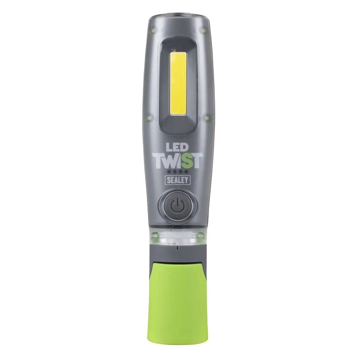 Sealey LED Twist Rechargeable Inspection Light 8W COB & 1W SMD  White Rose Tools