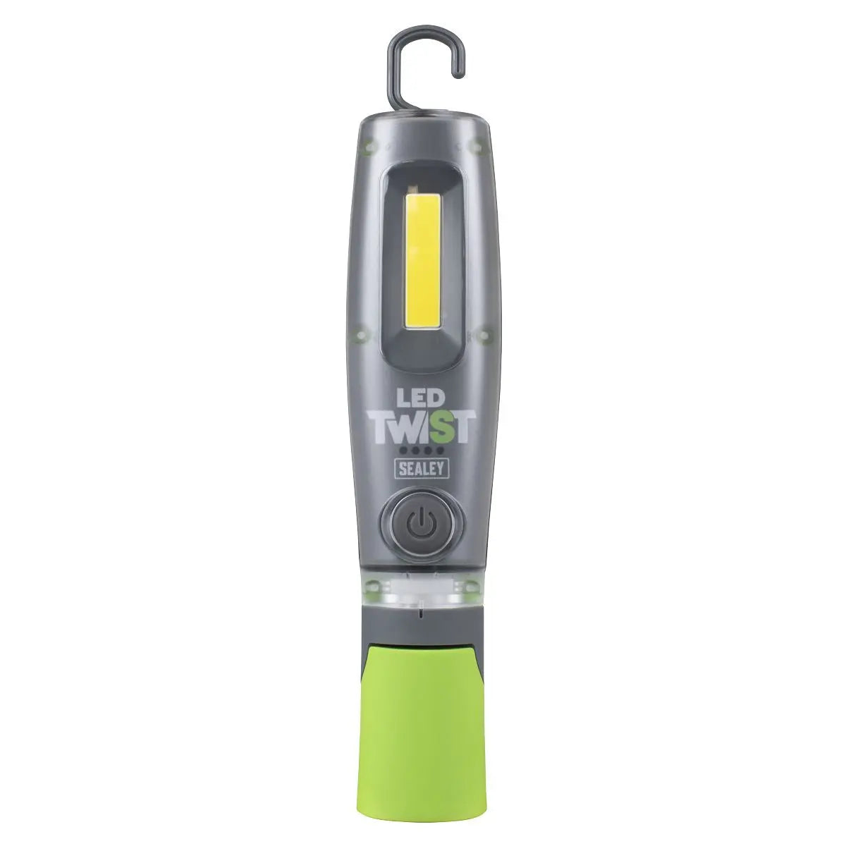 Sealey LED Twist Rechargeable Inspection Light 8W COB & 1W SMD  White Rose Tools
