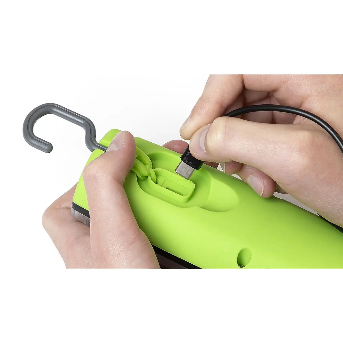 Sealey LED Twist Rechargeable Inspection Light Green  White Rose Tools