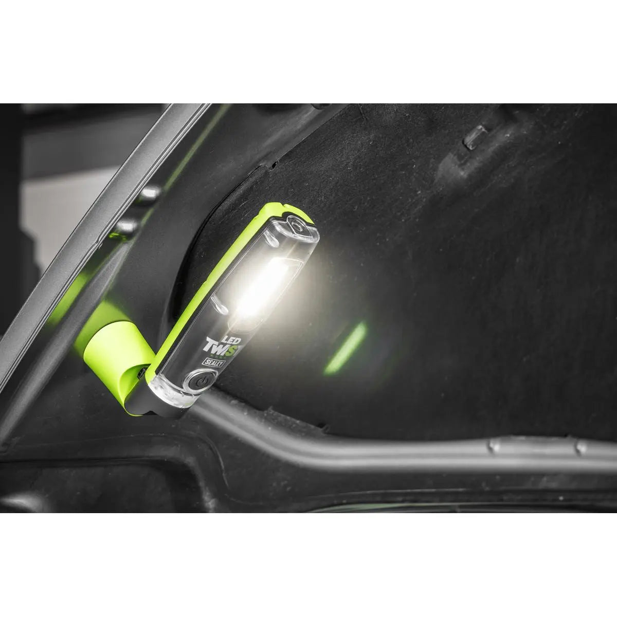 Sealey LED Twist® Rechargeable Inspection Light 8W COB & 1W SMD  White Rose Tools