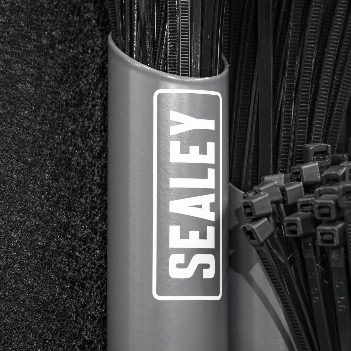 Sealey Large Magnetic Cable Tie Holder - Grey  White Rose Tools