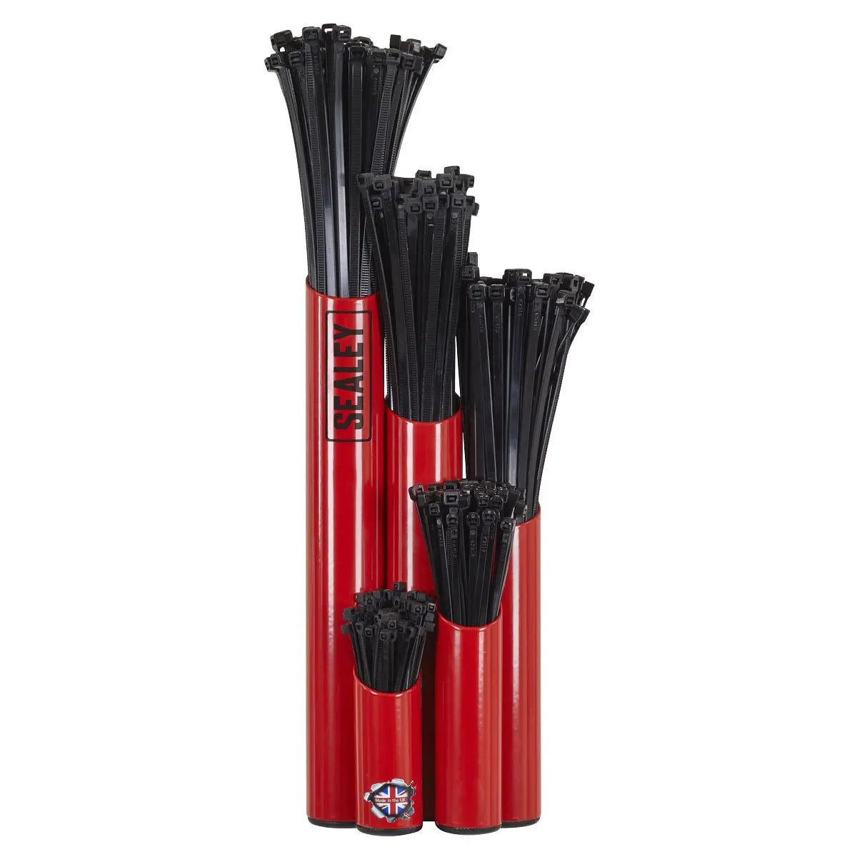 Sealey Large Magnetic Cable Tie Holder - Red  White Rose Tools