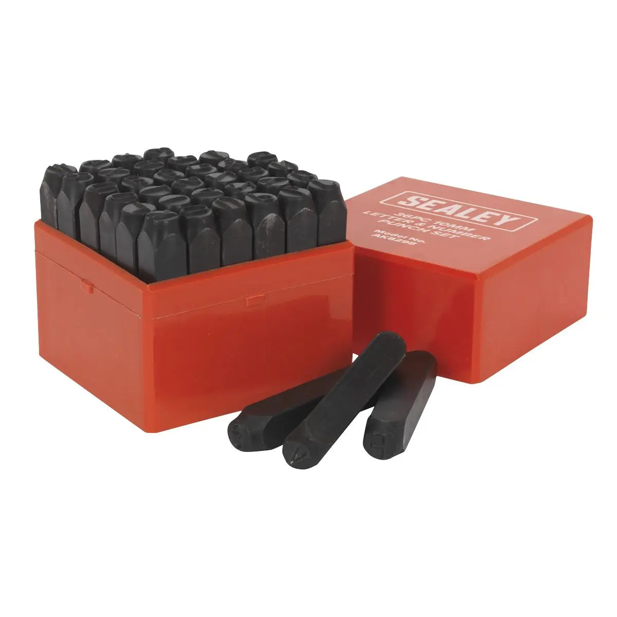 Sealey Letter & Number Punch Set 36pc 10mm 