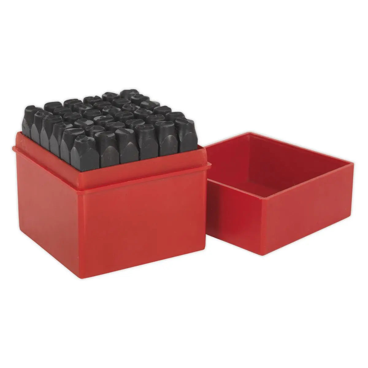 Sealey Letter & Number Punch Set 36pc 8mm Stamp Marking Case Alphabet 