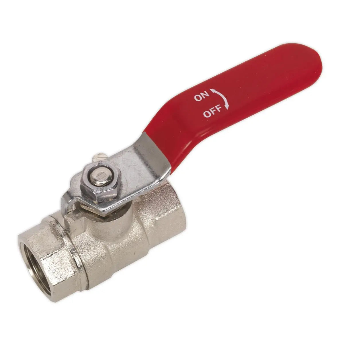 Sealey Lever Ball Valve 3/8"BSP (F) x 3/8"BSP (F) 