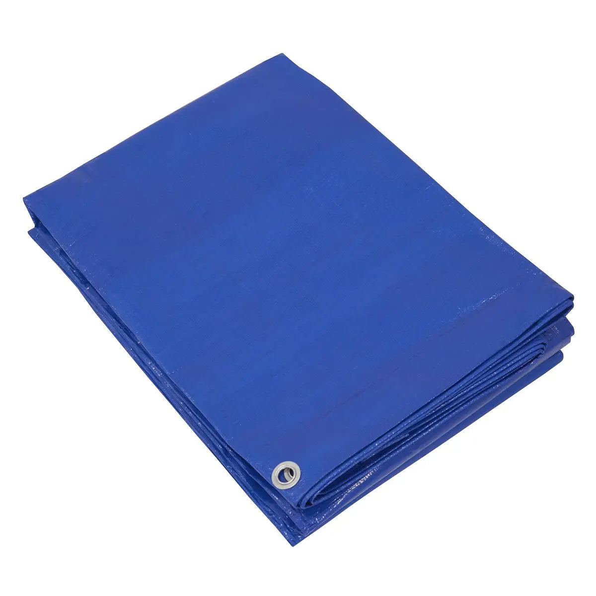 Sealey Lightweight PE Tarpaulin 5.49 x 7.32m - Blue  White Rose Tools