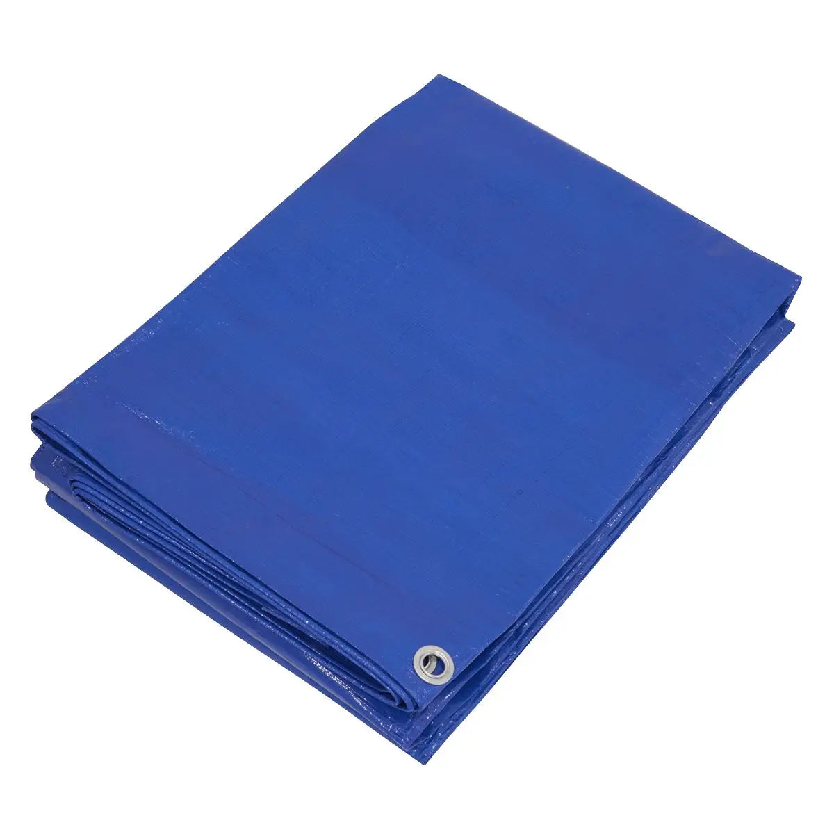 Sealey Lightweight PE Tarpaulin 5.49 x 7.32m - Blue  White Rose Tools