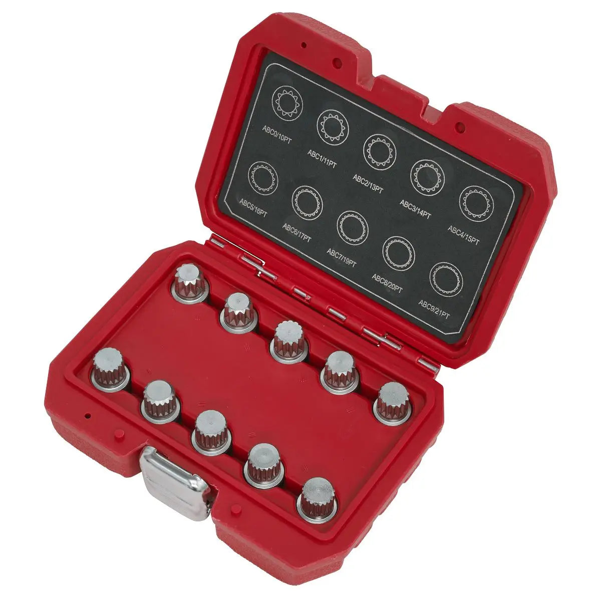 Sealey Locking Wheel Nut Key Set 10pc - VW 