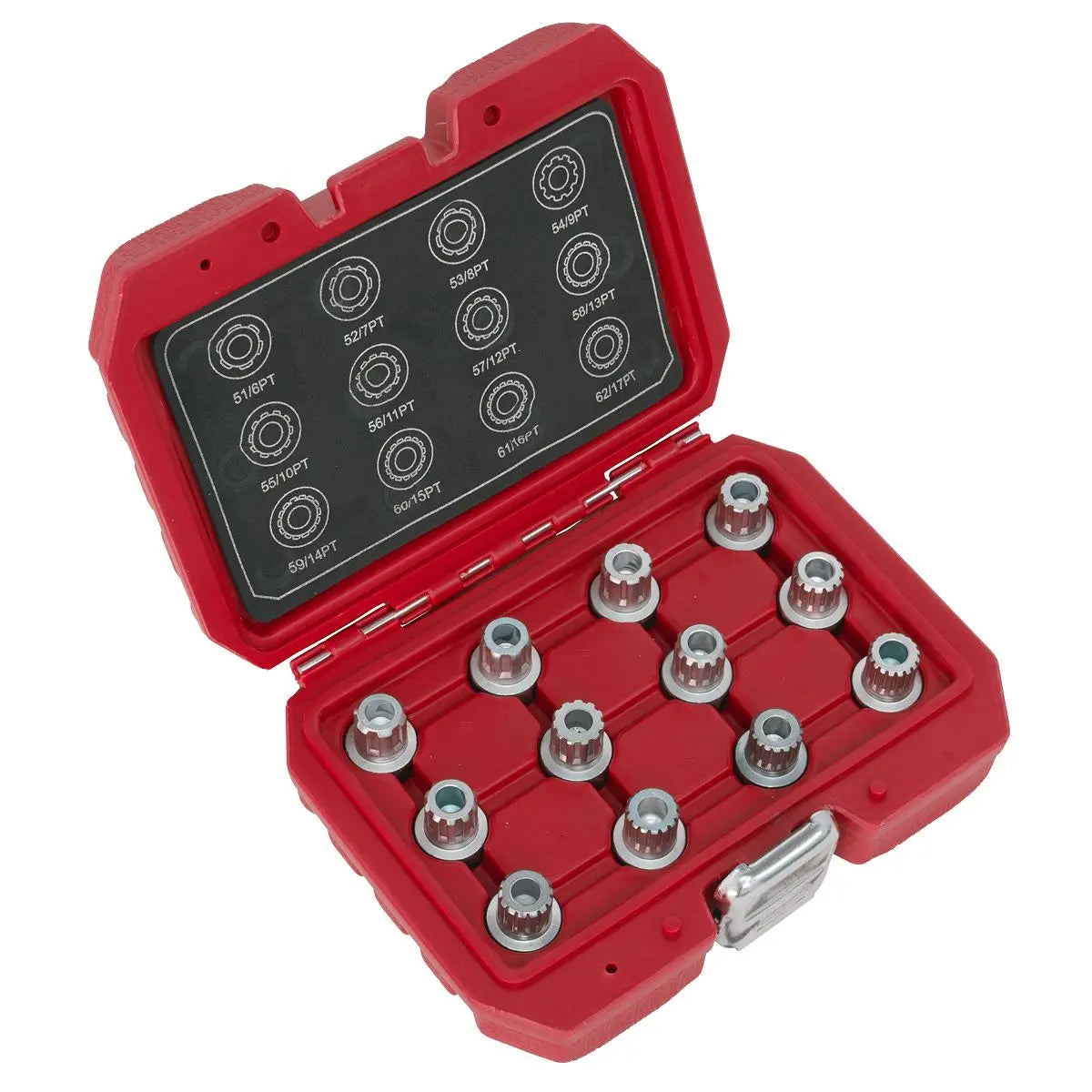 Sealey Locking Wheel Nut Key Set 12pc - VW - White Rose Tools