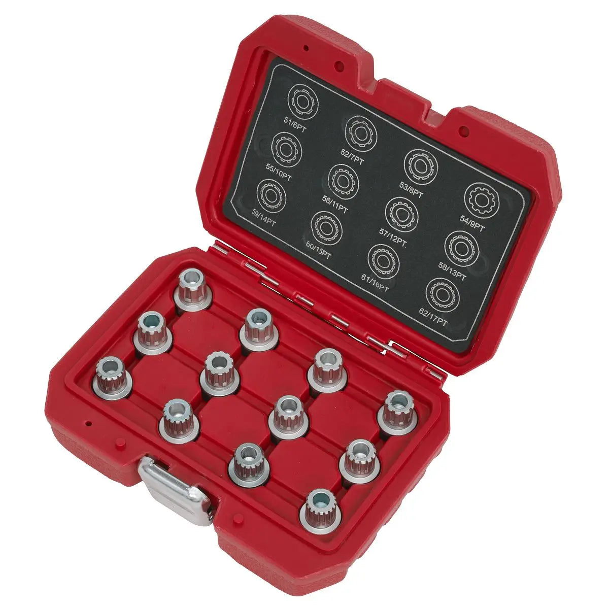 Sealey Locking Wheel Nut Key Set 12pc - VW 
