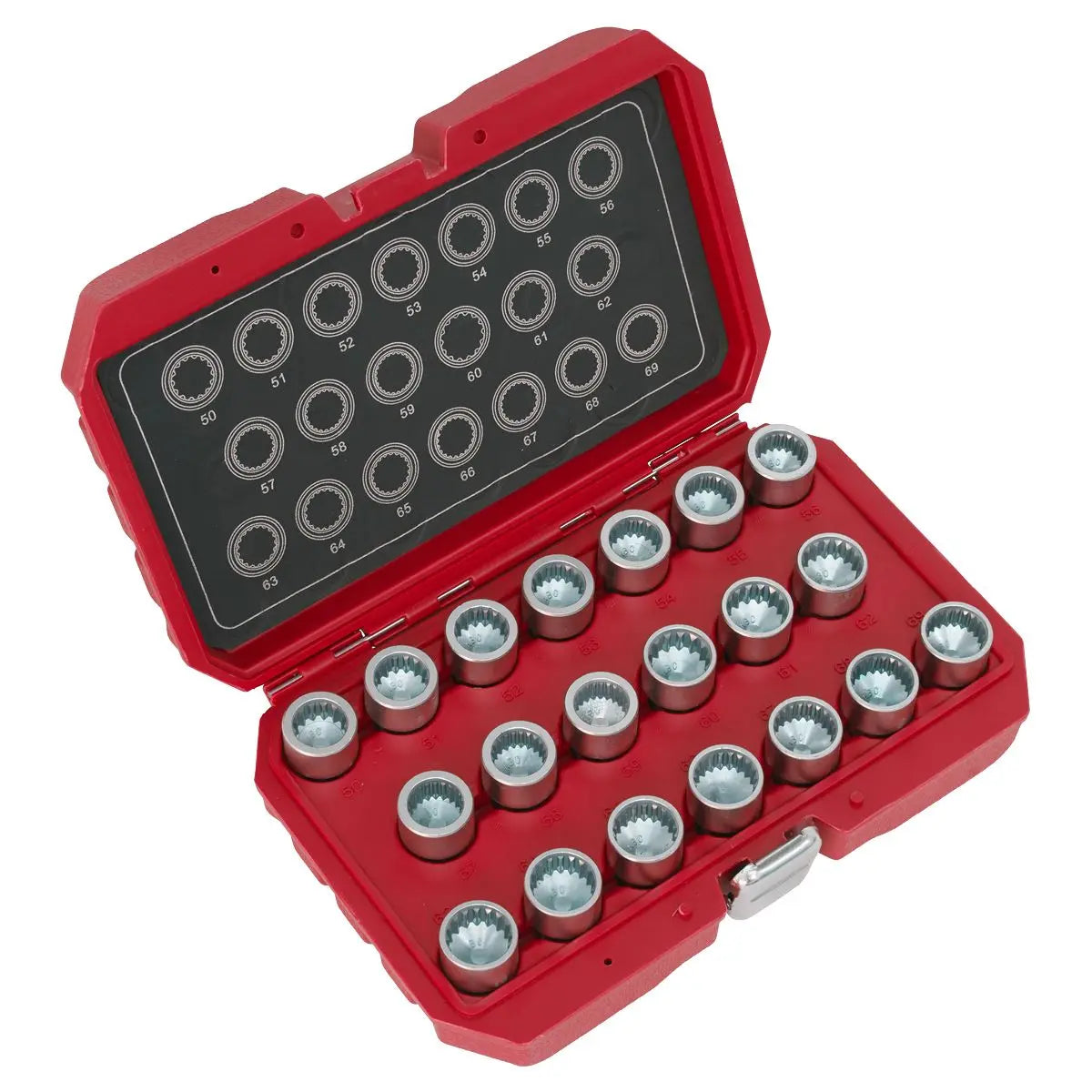 Sealey Locking Wheel Nut Key Set 20pc - Porsche 