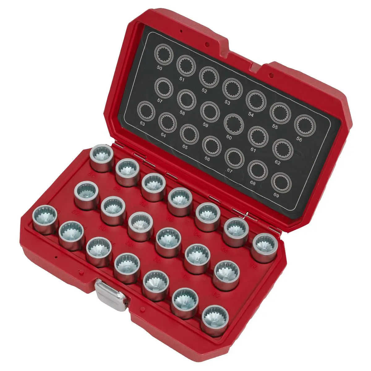 Sealey Locking Wheel Nut Key Set 20pc - Porsche 
