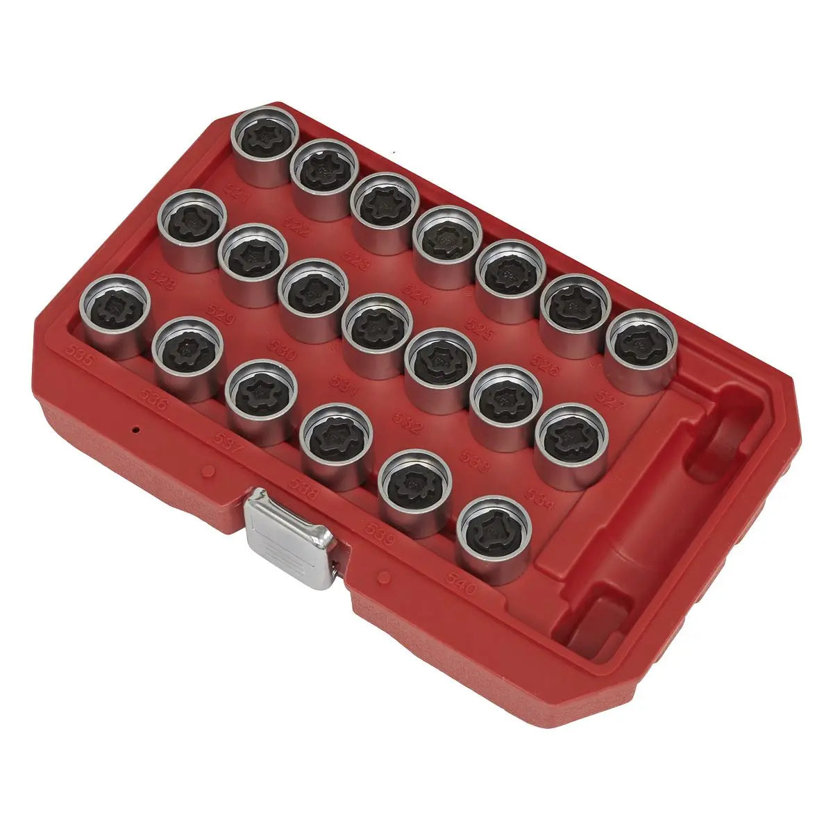 Sealey Locking Wheel Nut Key Set 20pc - VAG 