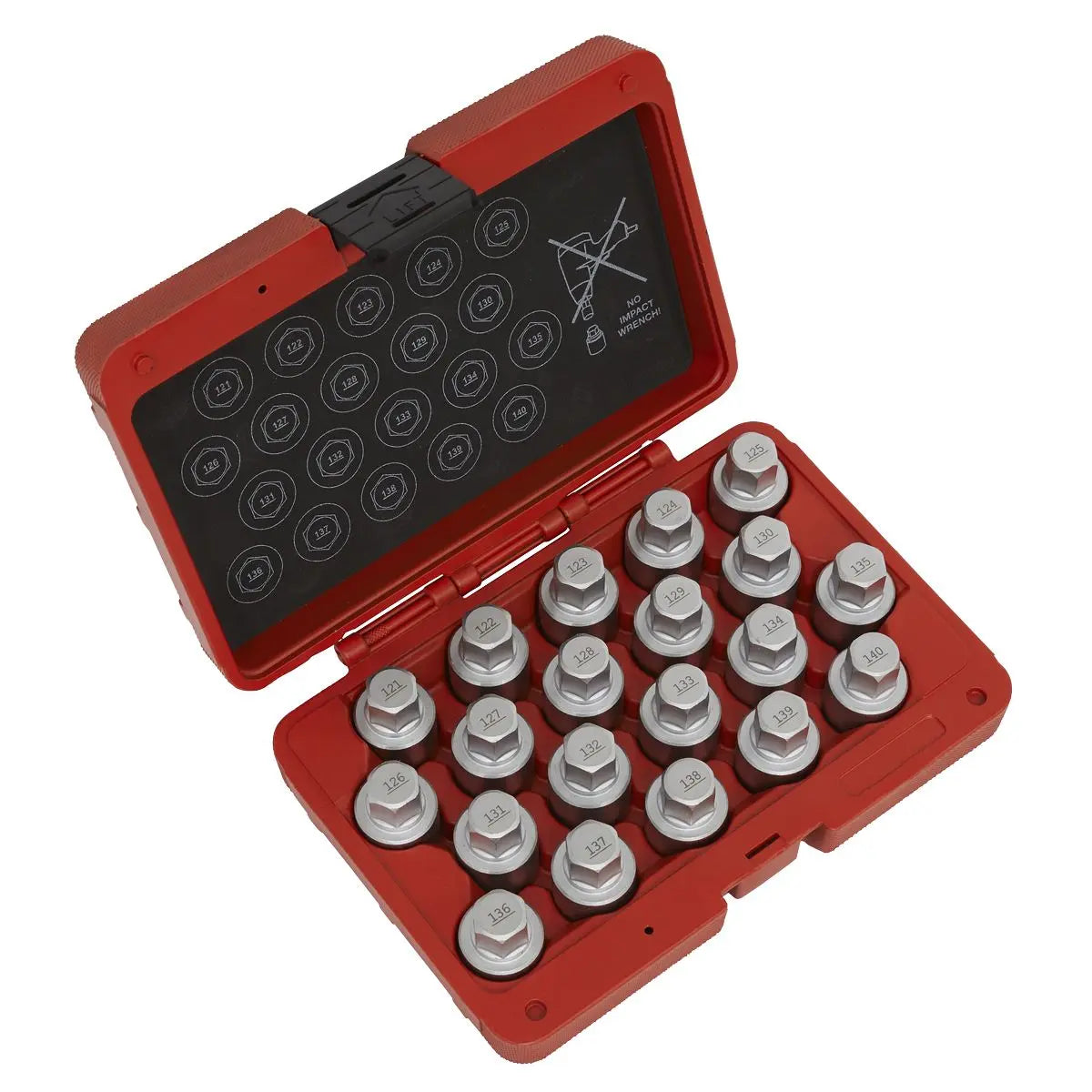 Sealey Locking Wheel Nut Key Set 20pc - Vauxhall-B 