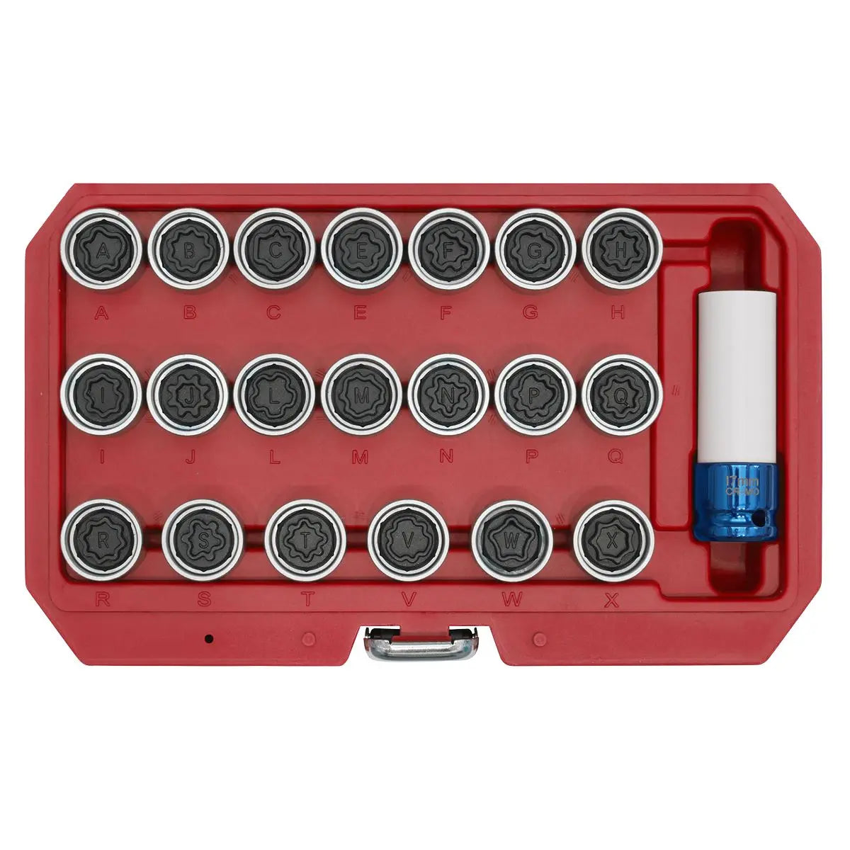 Sealey Locking Wheel Nut Key Set 21pc - Audi 