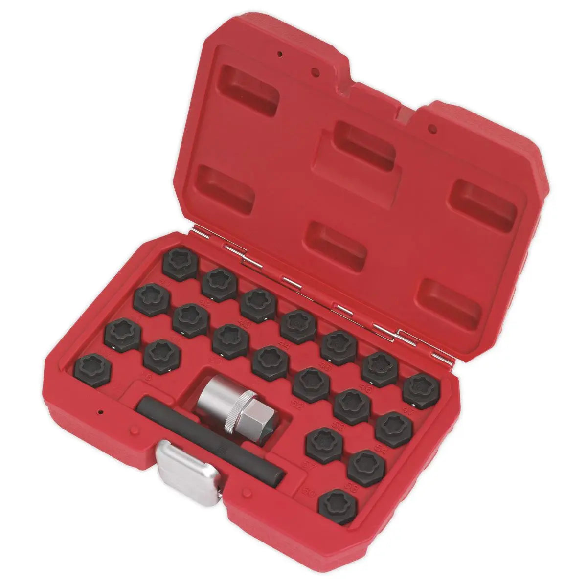Sealey Locking Wheel Nut Key Set 22pc - BMW 