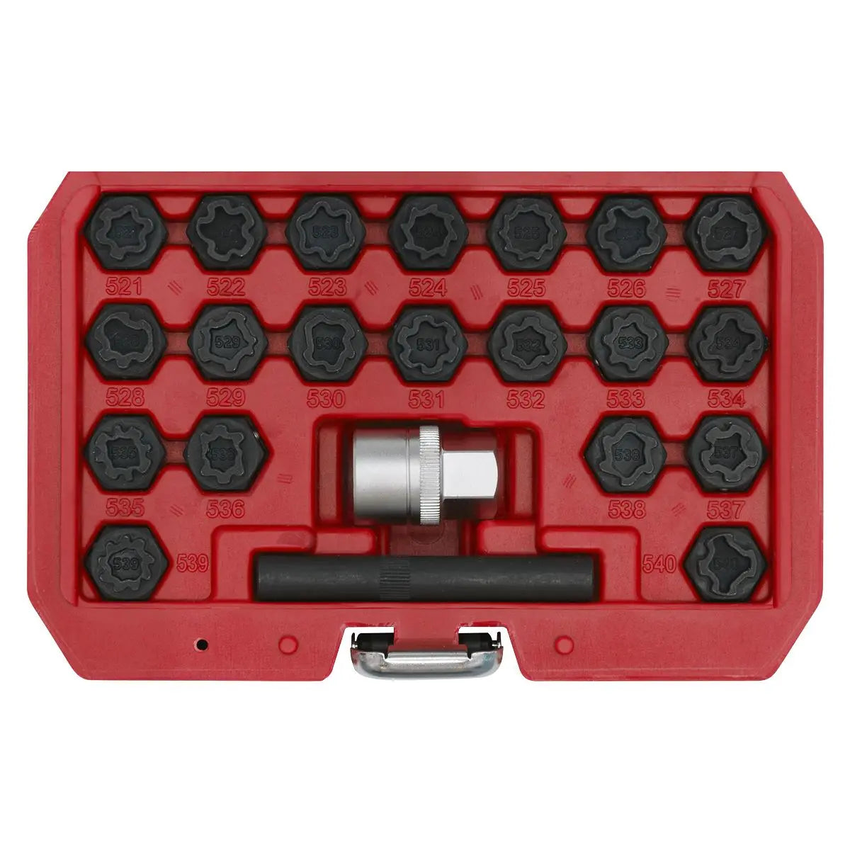 Sealey Locking Wheel Nut Key Set 22pc - VAG 