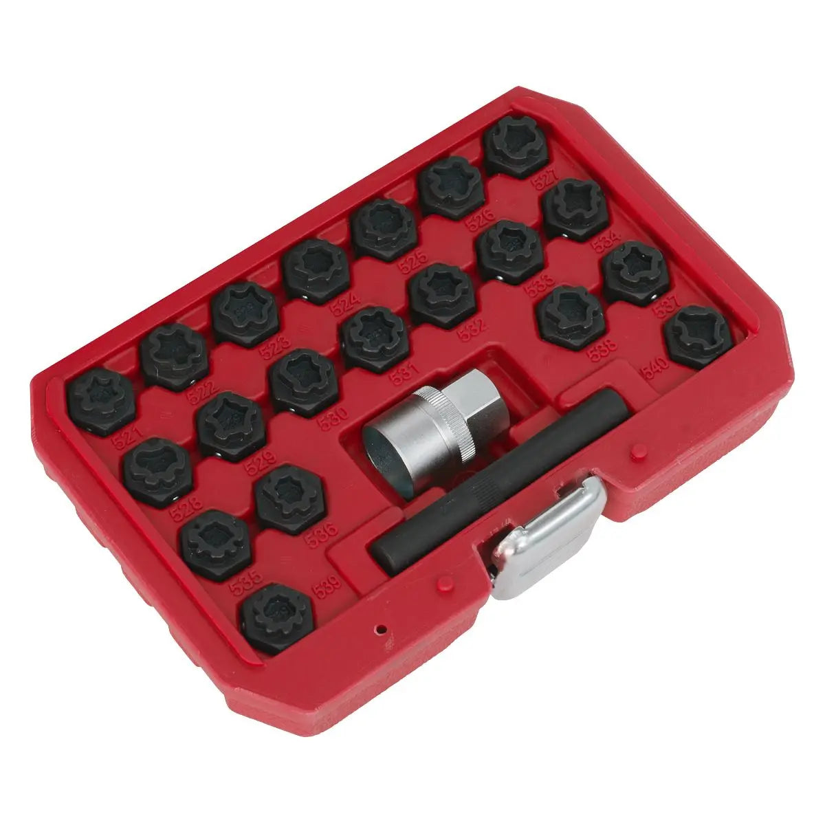 Sealey Locking Wheel Nut Key Set 22pc - VAG 