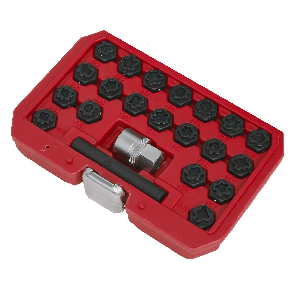 Sealey Locking Wheel Nut Key Set 22pc - VAG 
