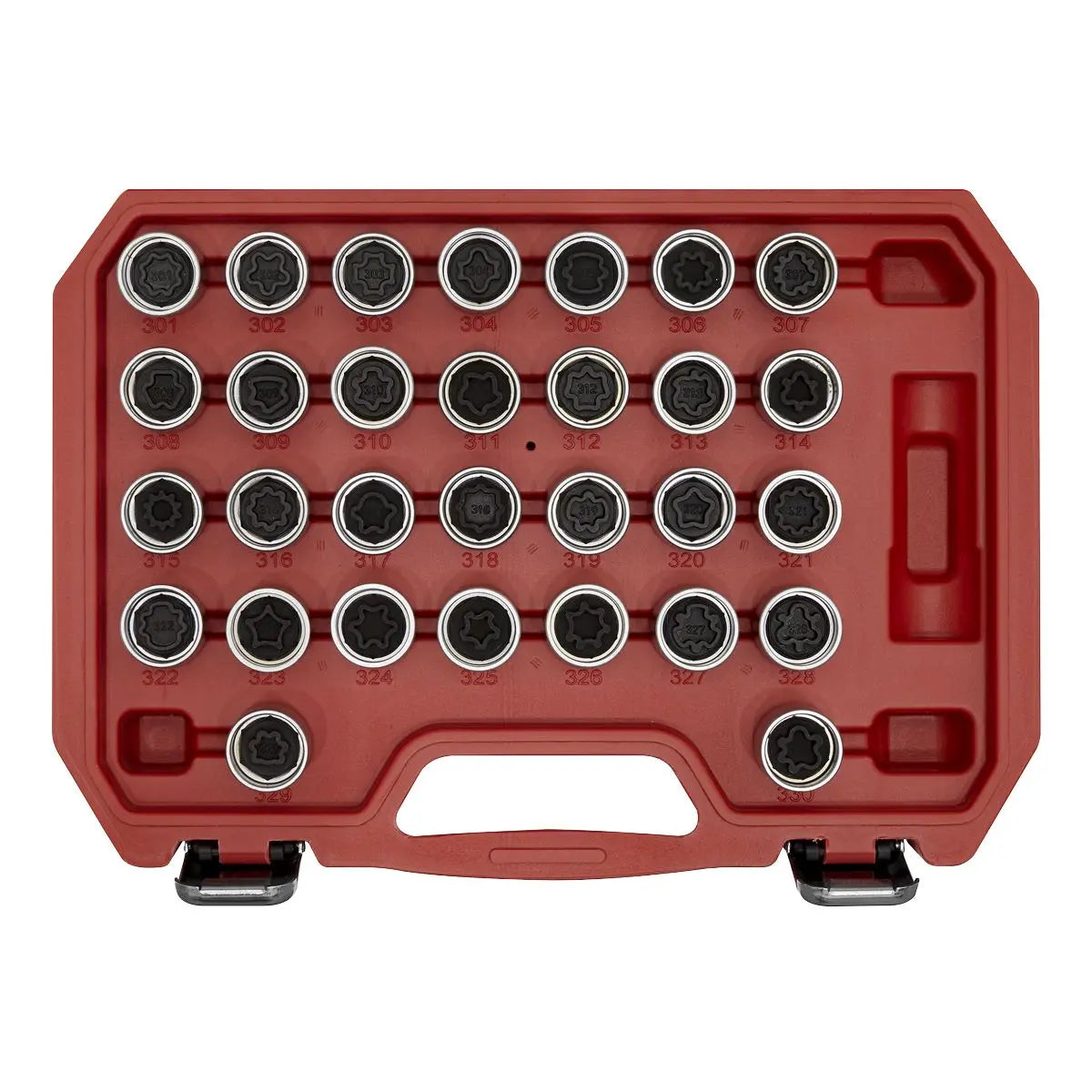 Sealey Locking Wheel Nut Key Set 30pc - Mercedes 