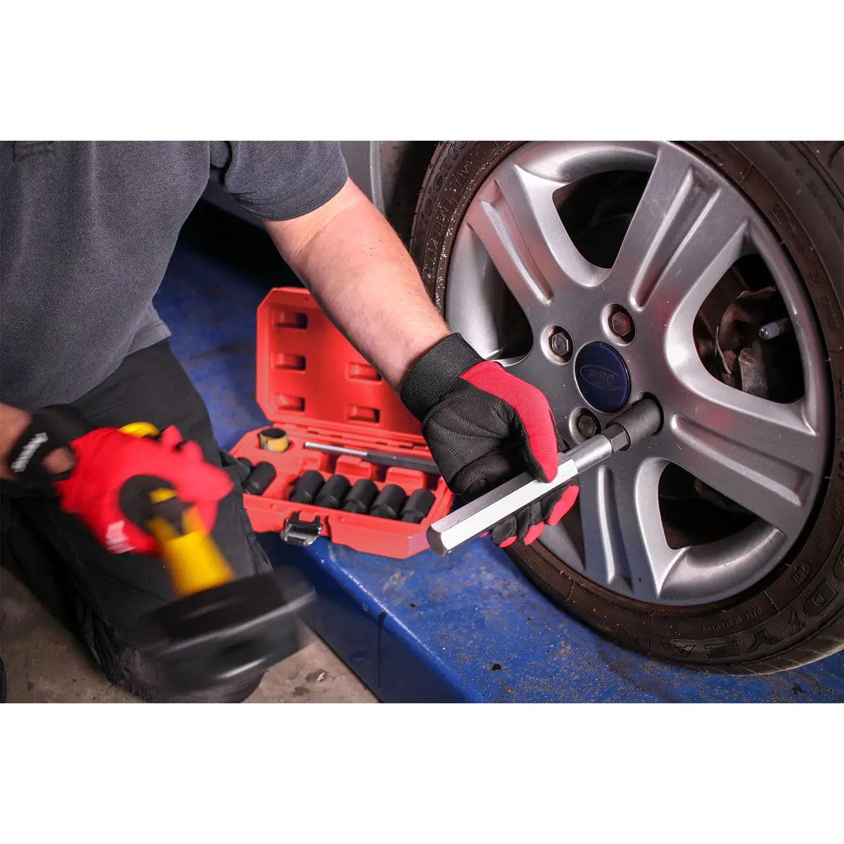 Sealey Locking Wheel Nut Removal Set 10pc 