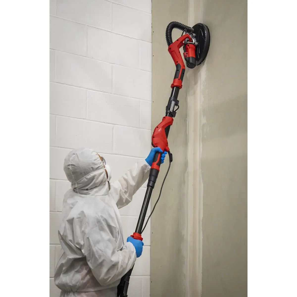 Sealey Long Reach Drywall Electric Sander Ø215mm 600W  White Rose Tools