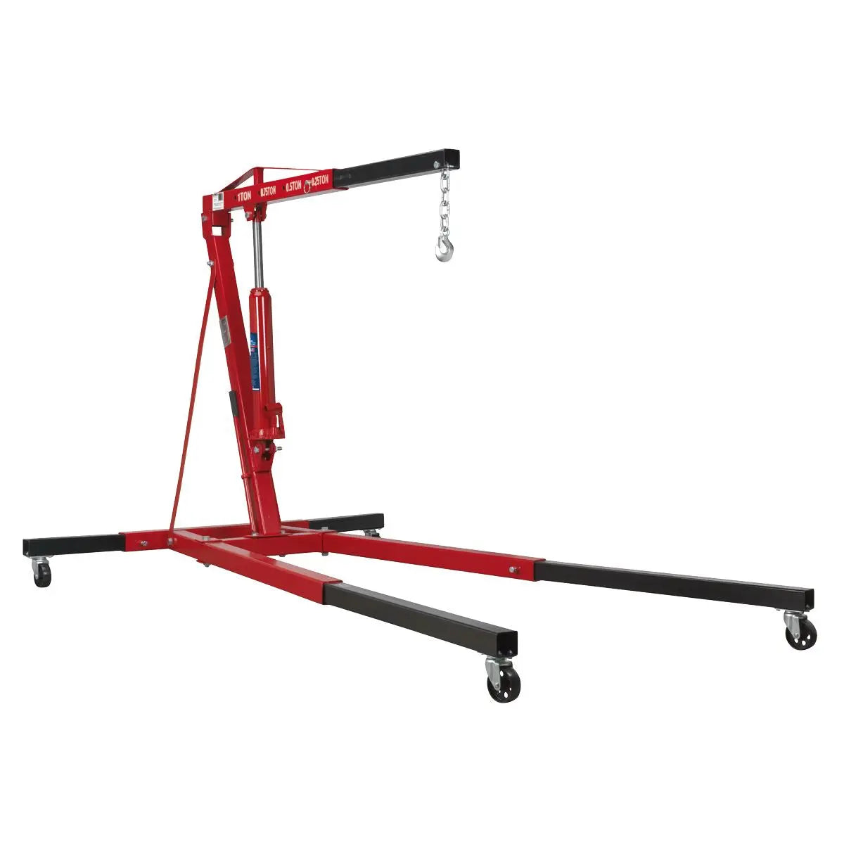 Sealey Long Reach Engine Crane with Extendable Legs 1 Tonne 