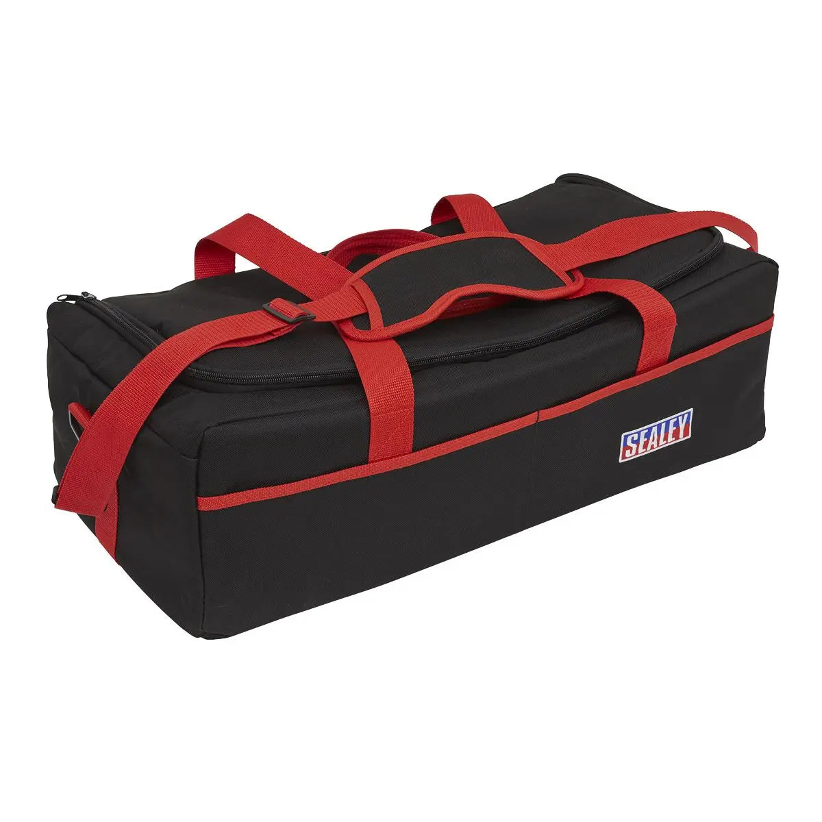 Sealey Low Entry Short Chassis Trolley Jack & Accessories Bag Combo, 2 Tonne - Green 