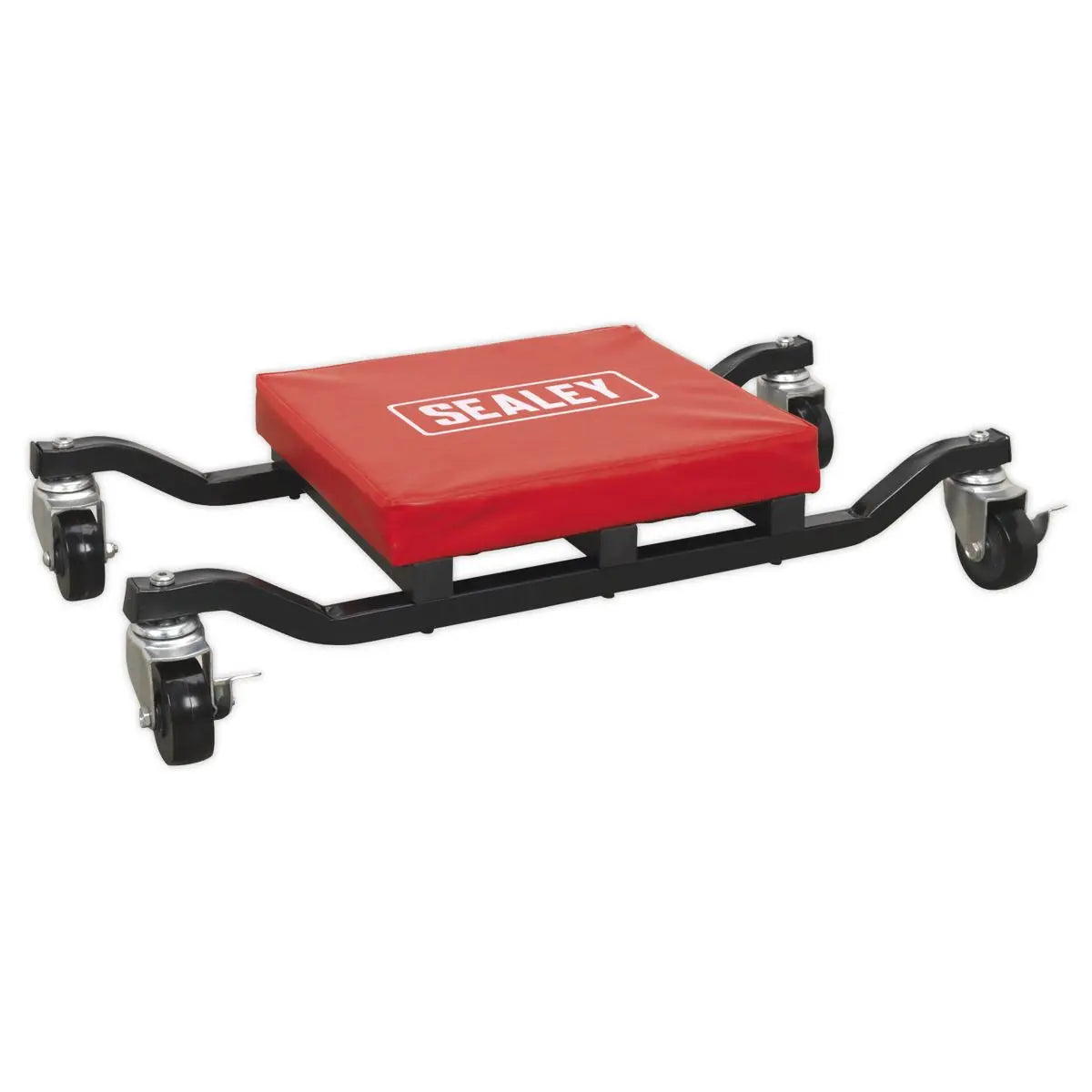Sealey Low Level Creeper Seat and Kneeler 150kg Capacity Mechanics Under Car Crawler 