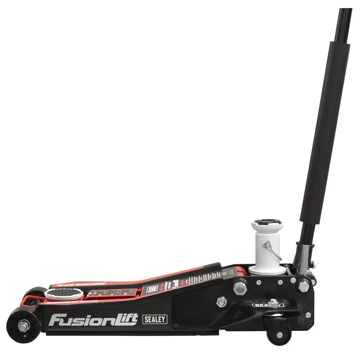 Sealey Low Profile High Lift Trolley Jack with Rocket Lift 2/3 Tonne  White Rose Tools