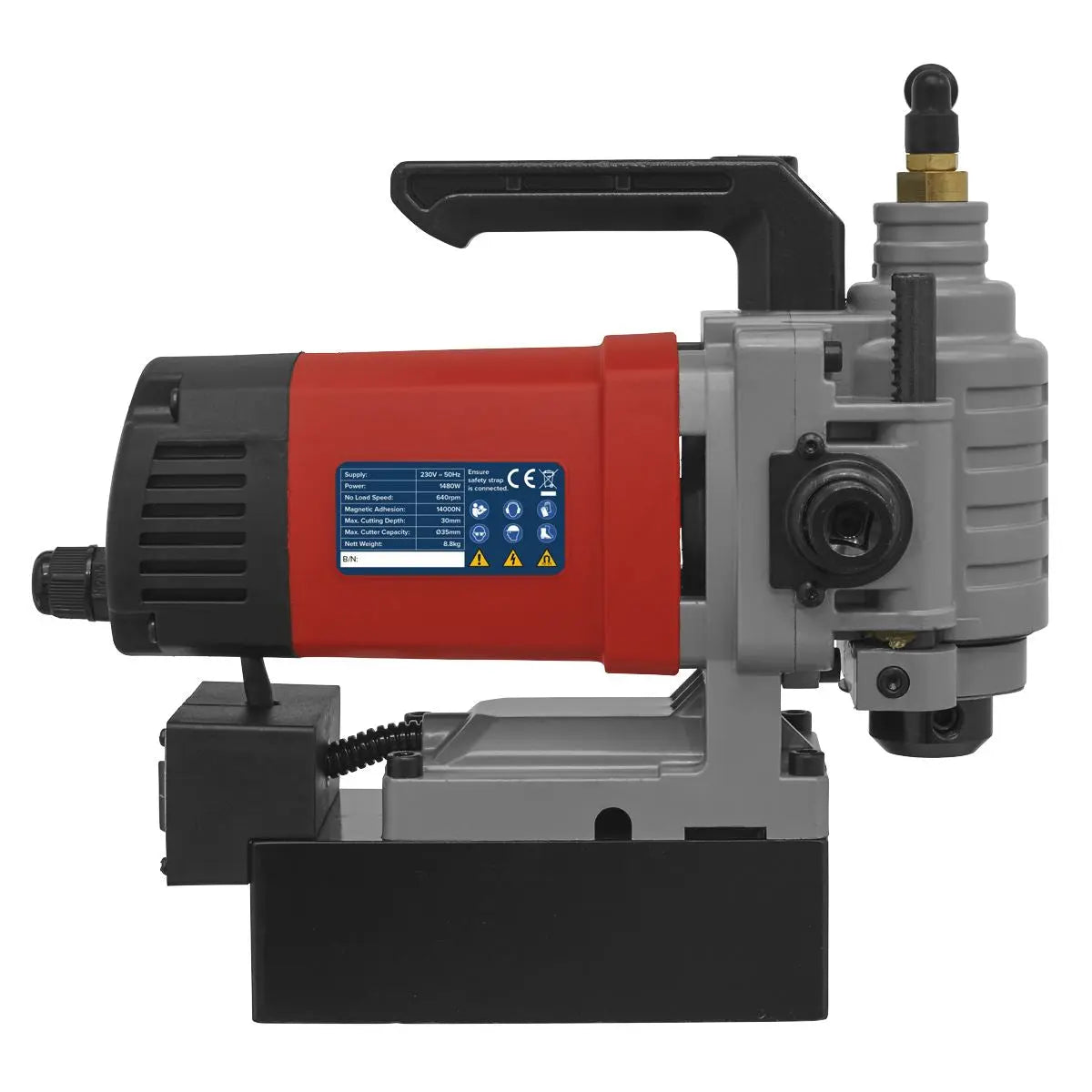 Sealey Low Profile Magnetic Drilling Machine 35mm 230V 