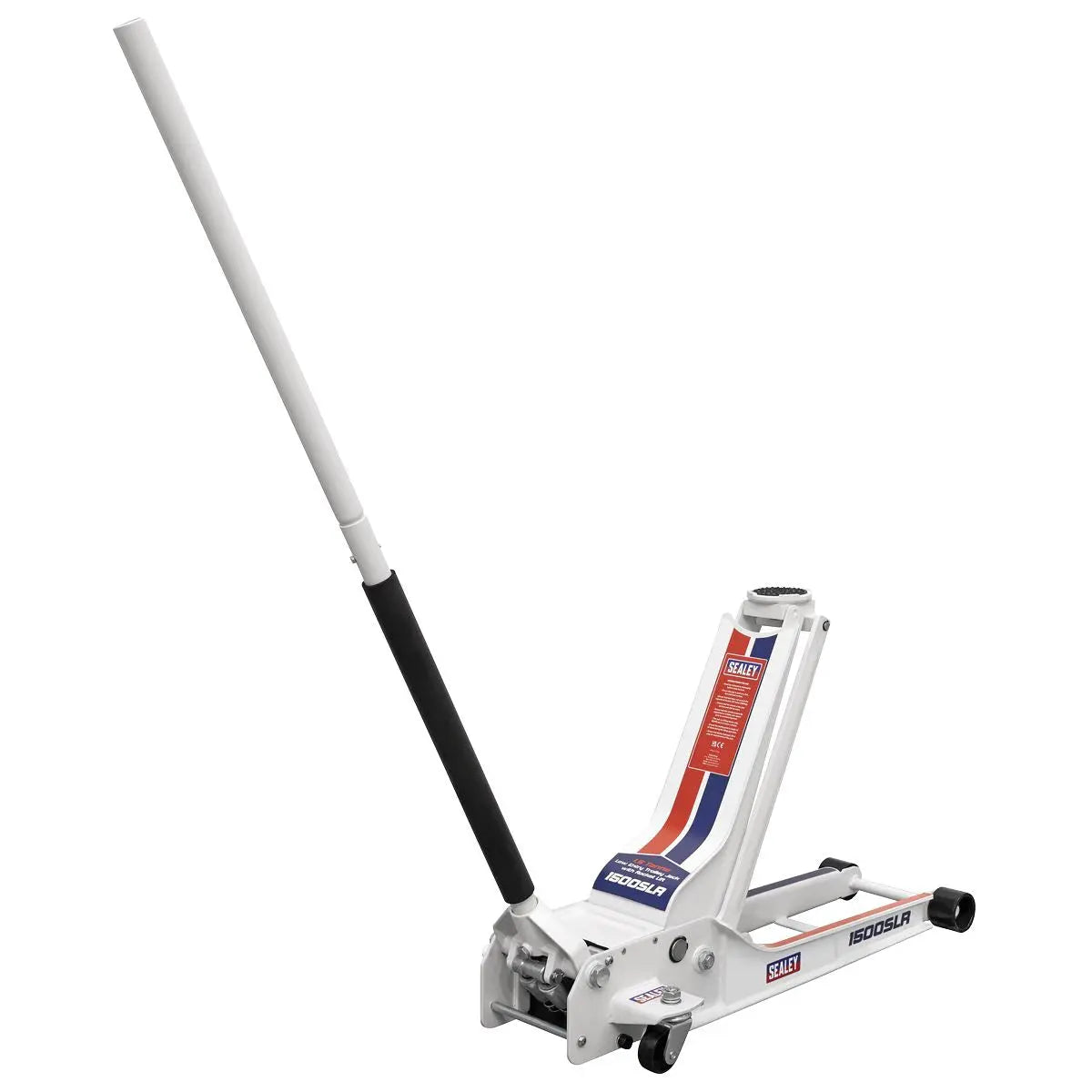 Sealey Low Profile Rocket Lift Trolley Jack 1.5 Tonne  White Rose Tools