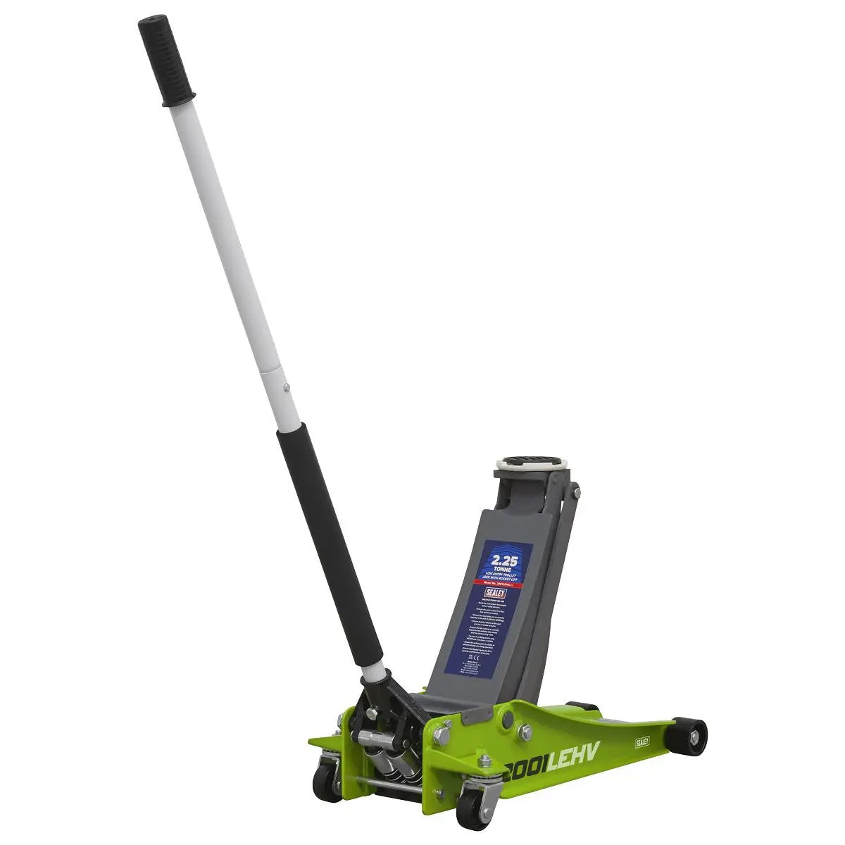 Sealey Low Profile Rocket Lift Trolley Jack 2.25 Tonne - Green 