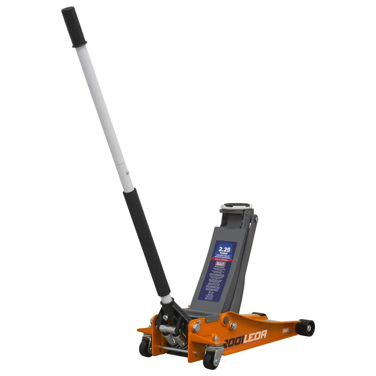 Sealey Low Profile Rocket Lift Trolley Jack 2.25 Tonne - Orange 